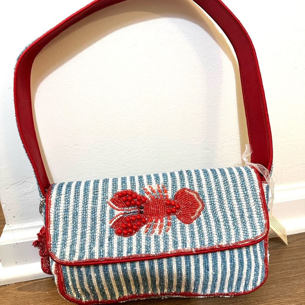 Viral T.J.MAXX beaded Lobster purse NWT